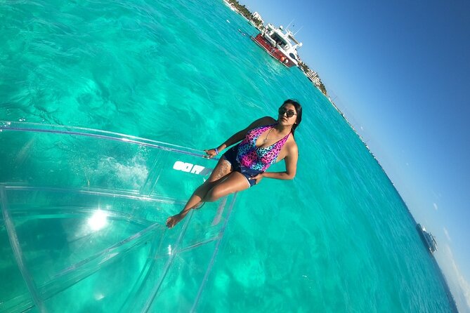 Private Tour Isla Mujeres excursion in Transparent Boat - Stop 1: La Cadenita Reef (A 150 Meter Stretch)