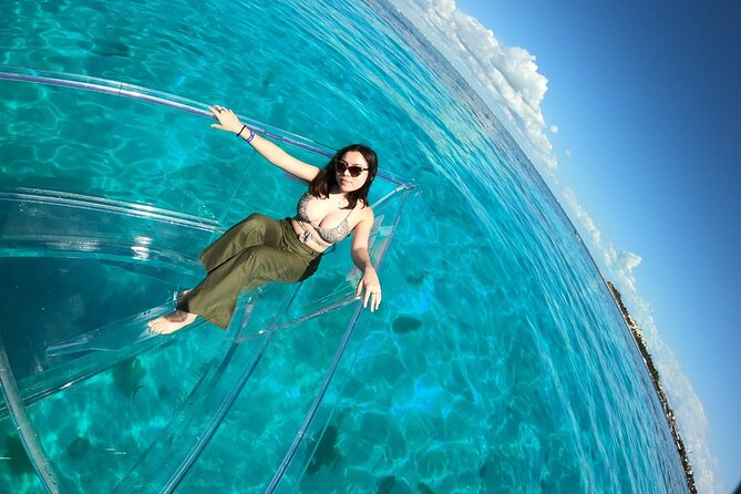 Private Tour Isla Mujeres excursion in Transparent Boat - Stop 2: El Farito Reef and the Colorful Fish Focus