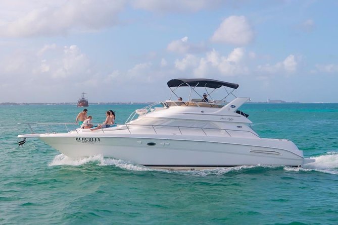 Private Yacht - 46 ft SeaRay Cancun Bay Snorkel 23P4 - Price and value: when $290 per group makes sense
