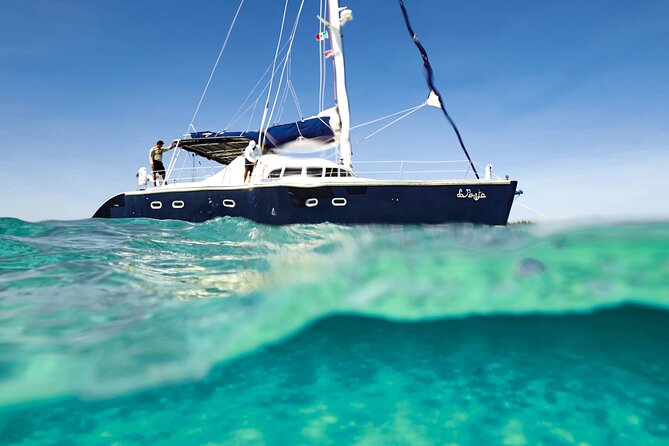 Puerto Morelos Catamaran Reef Sail and Snorkel - The catamaran ride: calm sailing, shade spots, and crew energy