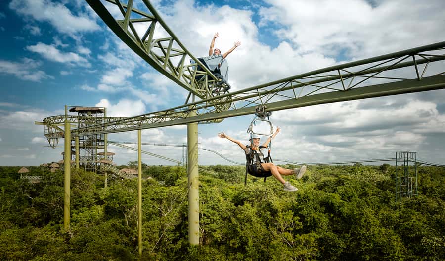 Puerto Morelos: Selvatica Park All-Inclusive Adventure Pass - Your 7-hour flow: adrenaline first, cenote swim last