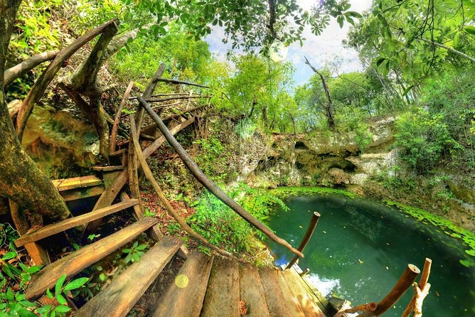 Route of the cenotes (ZAPOTE) - Cenote Granfather Che Che: Zip Line Into the Water and Optional ATV Ride