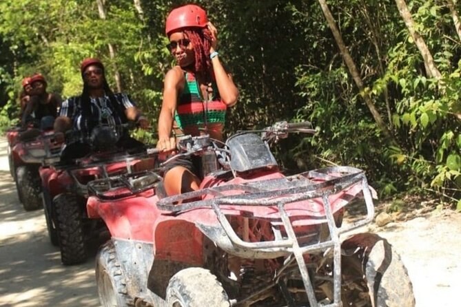 Rush Adventure in ATV Ziplines and Cenote - Three Zip Lines and Suspension Bridges Above the Trees