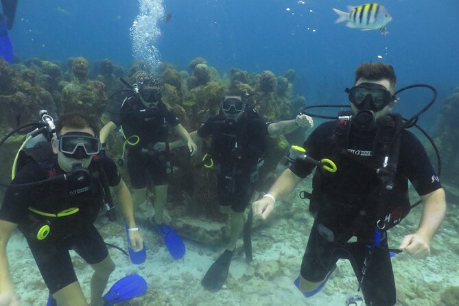 Scuba Diving (1st time) in Cancun Beginner's WELCOMED! - Stop 1: Museo Subacuatico de Arte (MUSA) and the “Wow” Factor