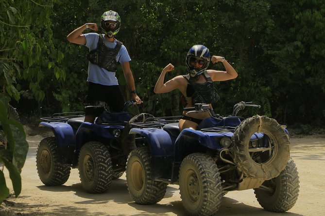 Selvatica Adventure Park ATV and Ziplines in Cancun and Riviera Maya - Stop 4: ATV or Polaris RZR on the Mud-Madness track