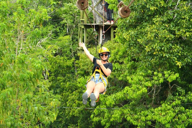 Solo ATV 4 Ziplines, Lunch, Transportation and Tequila Tasting - Solo ATV through the Mayan jungle: short time, real bumps
