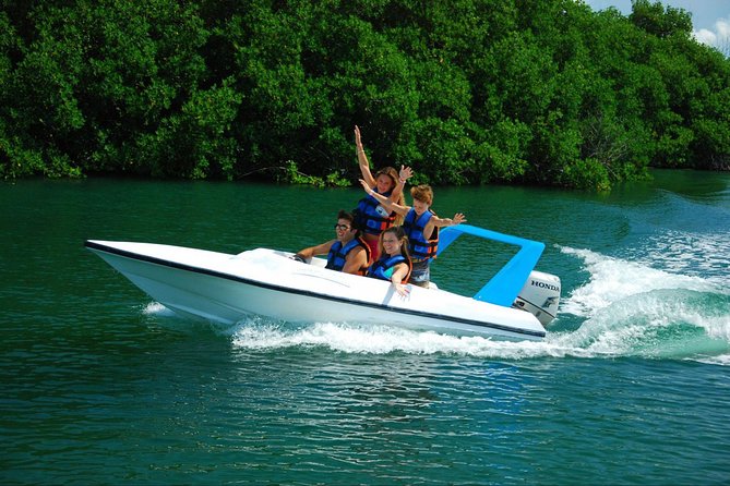 Speedboat adventure in cancun waters - Snorkeling stop: about 30 minutes, weather permitting