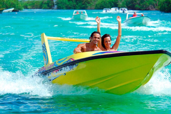 SpeedBoat Jungle Tour + Snorkel Experience in Cancun - Driving the speedboat: hands-on fun with a certified guide