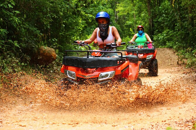 Tequila Tasting, Cenote, Horseback Riding, ATV, Ziplines & Lunch - Puerto Morelos Base: How You Fit ATV, Horses, Zip Lines, and a Cenote in 5 Hours
