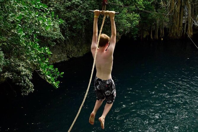 Tequila Tasting, Horseback Riding,ATV, Ziplines Cenote and Lunch - Cenote Swim: Cave Zip Lines, Jump Platforms, and Chilly Water