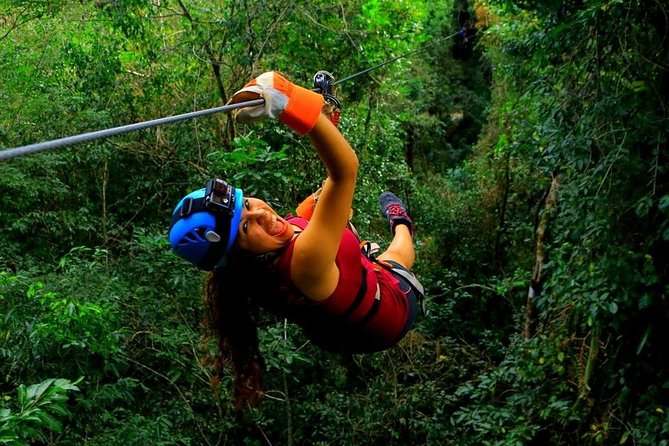 The best adrenaline day Atvs shared, ziplines and cenote Playa del Carmen - From Cancun to Puerto Morelos: the jungle getting started fast