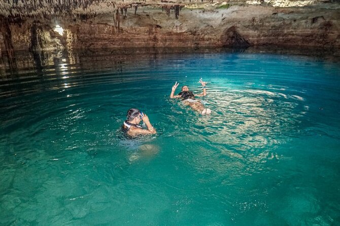 The Best Adrenaline Park! ATV´s Ziplines & Cenote swim experience from Cancun - Cenote Swim: The Cool-Down You’ll Feel Immediately