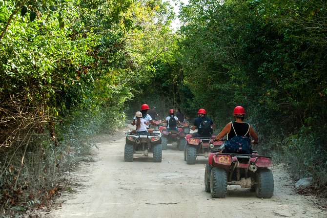 The best ATVs, zipline, cenote tour with lunch and transportation - A Half-Day Adventure Loop in Cancun, Built Around Two Cenotes