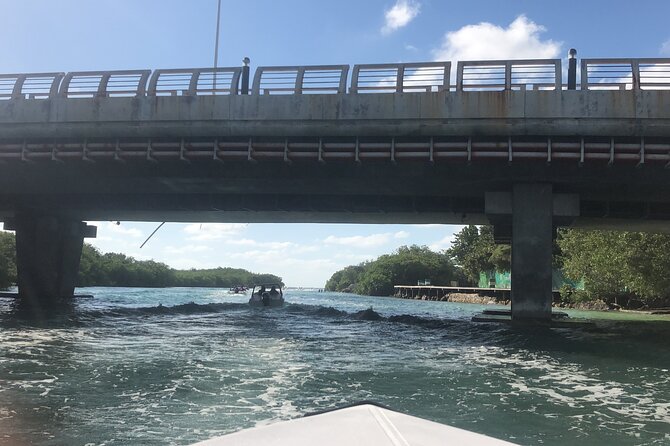 The Best Speedboat Tour In Cancun through Nichupte Lagoon, Snorkel included. - Where your time really goes in the 2-hour loop