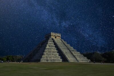 The majestic night show of kukulkan in Chichen Itza Valladolid & Cenote included