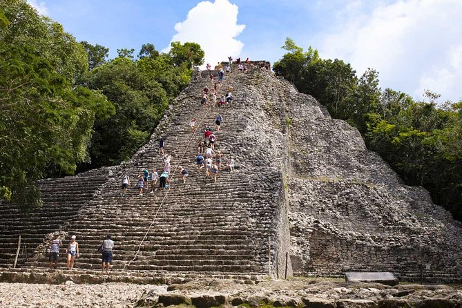 Tulum and Coba 4x1 with Cenote, Playa del Carmen, Mayan Village All Inclusive Tour - Tulum ruins and the steps toward the Caribbean