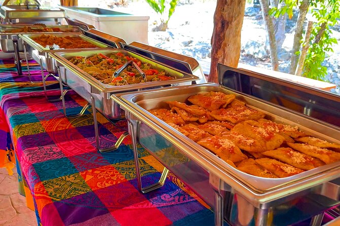 Tulum & Coba with Cenote, Cave Exploration, Lunch & Tastings - Cenote Nohoch Nah Chich cave swimming, with lockers and life vests