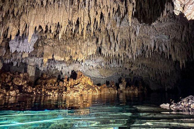 Tulum & Coba with Cenote, Cave Exploration, Lunch & Tastings - Tulum cliff ruins and chocolate tasting, a port-city view