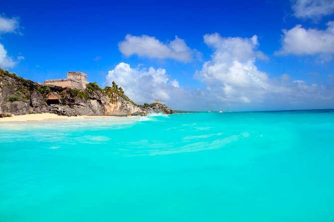 Tulum & Dolphin Connection from Cancun - Coba and Nohoch Mul: the steep steps choice you can actually control