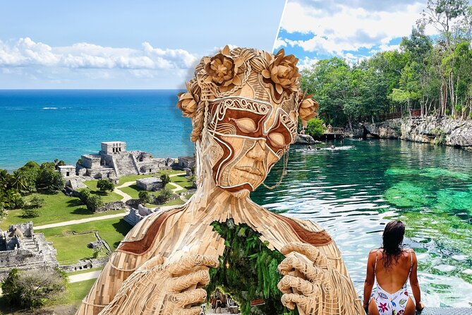 Tulum Ruins 4 Cenotes & Giant Sculpture - One Day, Three Worlds: Ruins, Cenotes, and Daniel Popper’s Come into Light