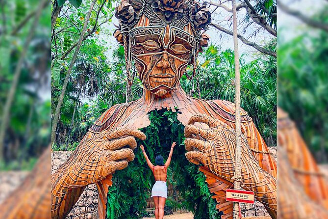 Tulum Ruins 4 Cenotes & Giant Sculpture - Lunch and Free Time in Tulum Town, Plus the Reality of a Long Day