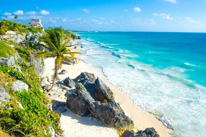 Tulum Ruins visit cenotes house turtle and Sculpture Come to Light - Tulum Archaeological Site: self-guided ruins plus a real entry tax