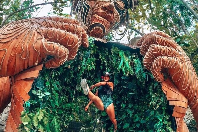 Tulum Ruins visit cenotes house turtle and Sculpture Come to Light - Transportation and timing: the part that can feel crowded