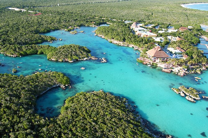 Xel ha Park Tour All inclusive! Nature & Fun from Cancun & Playa Del Carmen - Zip-lines, rope games, and the 5m-high jumps: adrenaline for families