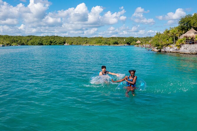 Xel-Ha Tickets with Transportation included - Water Highlights: Tubes, Snorkeling Gear, and Big Water Thrills