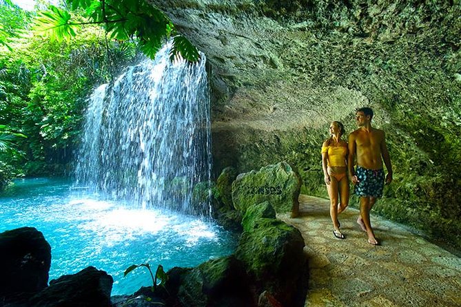 Xenses Tour with Transportation from Cancun & Playa del Carmen - The underground cavern water slide, plus darkness for drama