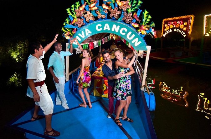 Xoximilco party in Cancun - Live music and dancing: ranchero, norteño, marimba, and mariachi
