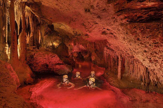 Xplor Fuego with Buffet Style Dinner and transportation - Cave Rafting and Underground Swimming: The Wet, Weird, and Wonderful Zone