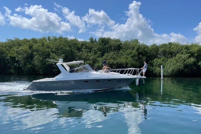 Yacht experience in Cancun: cruise, swim and sunset views - A Private Yacht on Cancun’s Lagoon Water (Not the Usual Boat Line)