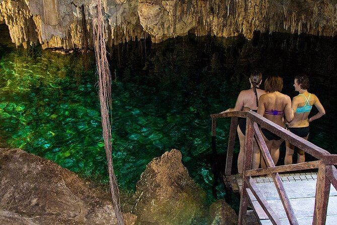 Zapote Cenotes Adventure Tour Prehistoric Park - Stop 3 at Las Palmas: zip line jumps, crystal-clear water, and hammock time