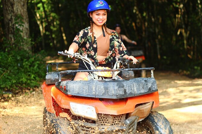Zipline, Cenote and ATV Adventure with Pickup - Cenote swim in the jungle: your built-in cooldown