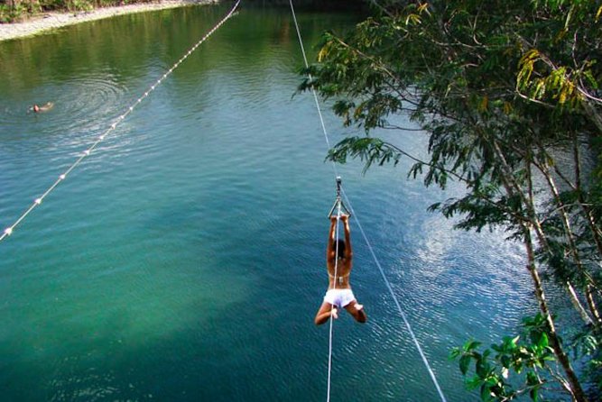 Ziplining and Cenote Tour from Cancun - The Cenote Swim Part: Cool Water After Your Final Line